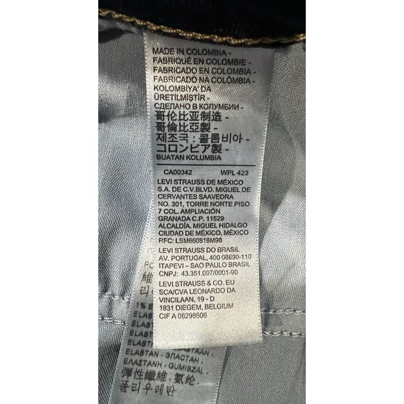 Levi’s high Rise skinny jeans 721 high rise skinny size 28 Blue Denim - Picture 7 of 7